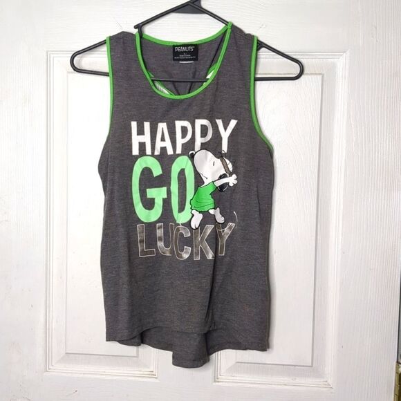 Girls Peanuts Twisted Tank Top Size Large - Picture 1 of 7